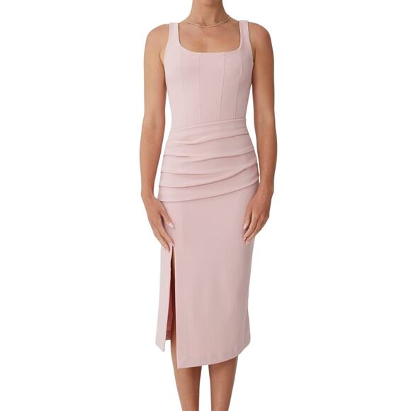 $220 NWT FINDERS KEEPERS Australia Addison DRESS US 6 lt pink - Picture 3 of 12